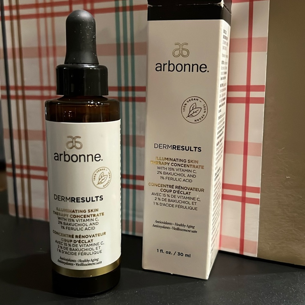 Arbonne DermResults Serum 15% Vitamin C-2% Bakuchiol-1% Ferulic Acid